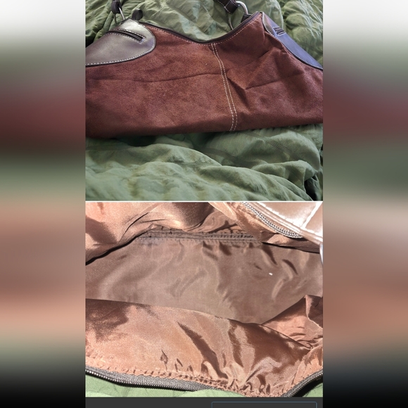 Suede Shoulder Bag Seems New with Tissue still wrapped on it - Picture 3 of 3
